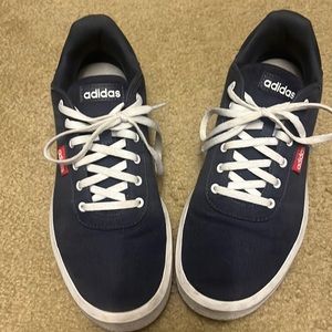 Adidas casual sneakers. Navy blue size 9